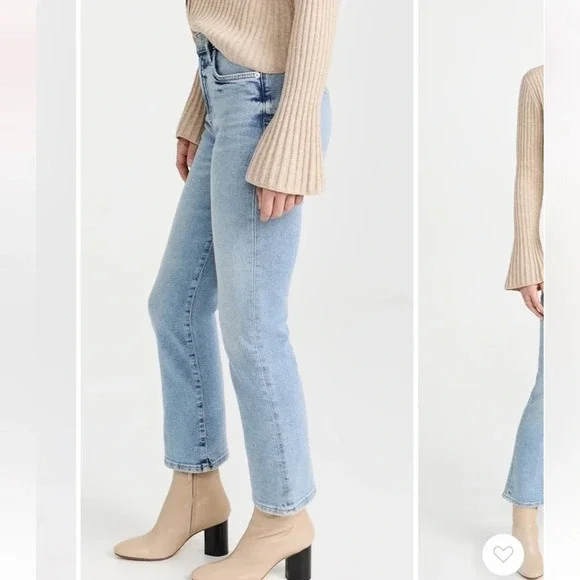 Seven for all mankind cropped bootcut jeans size 25 in great condition​ - Picture 3 of 7